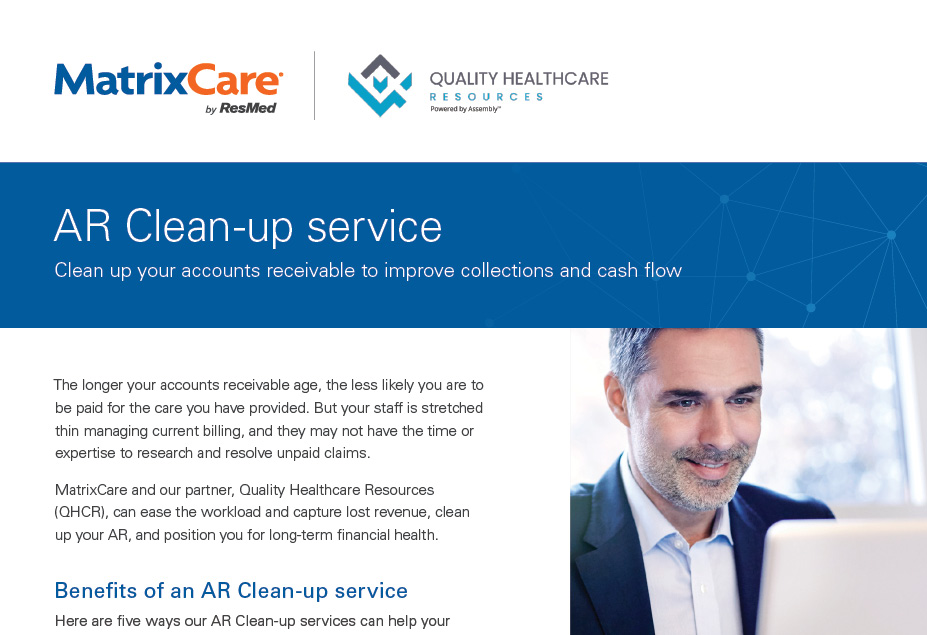 Improve cash flow with AR clean-up services